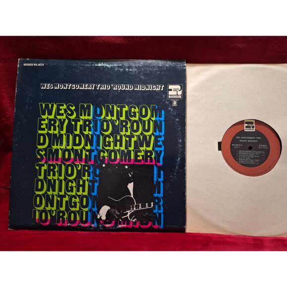 Wes Montgomery Trio Round Midnight Vinyl Riverside Records RS-3014 1968 - Picture 1 of 7